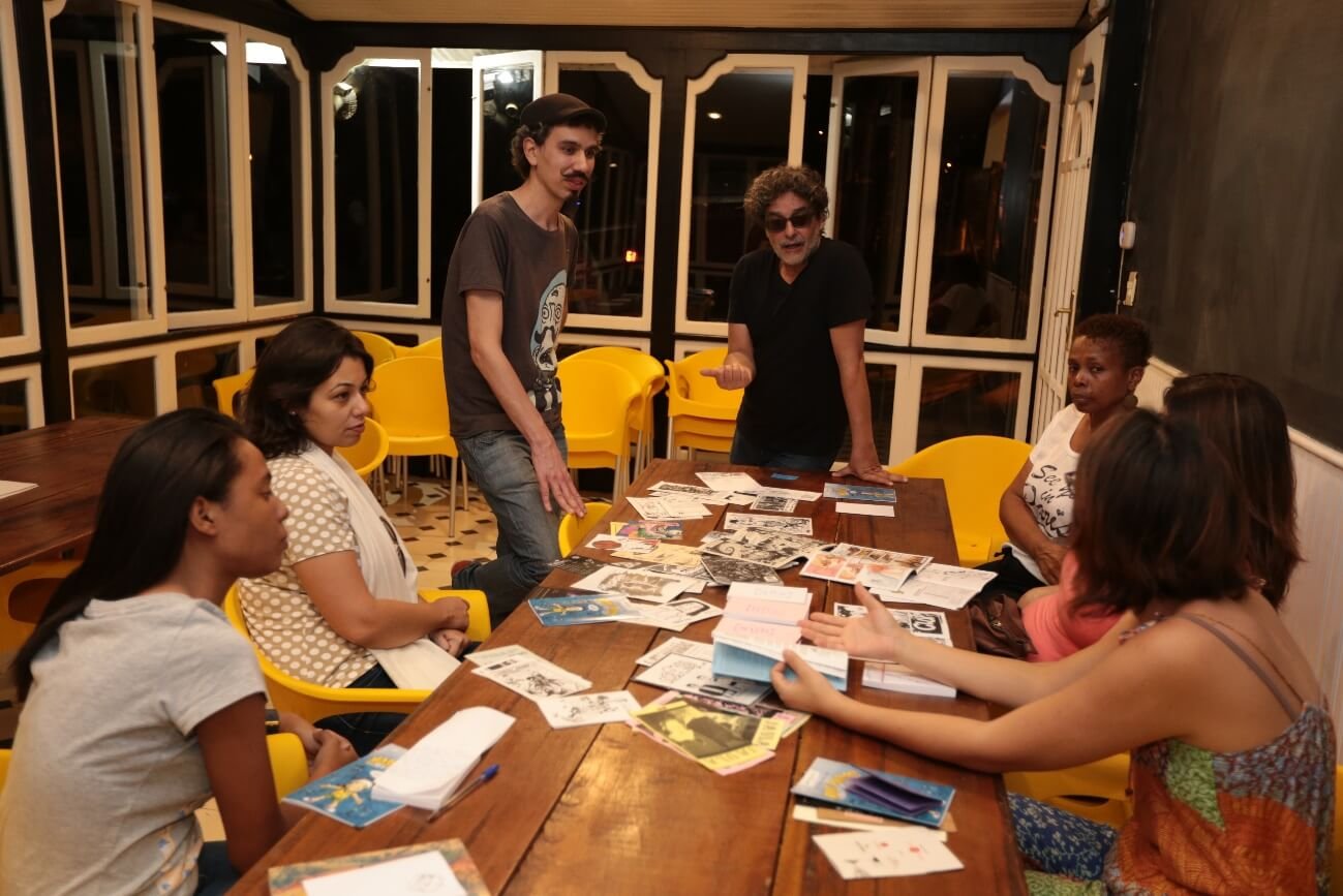 Oficina de Zine com Bira Dantas e Sérgio Campello da Pandora Escola de Arte