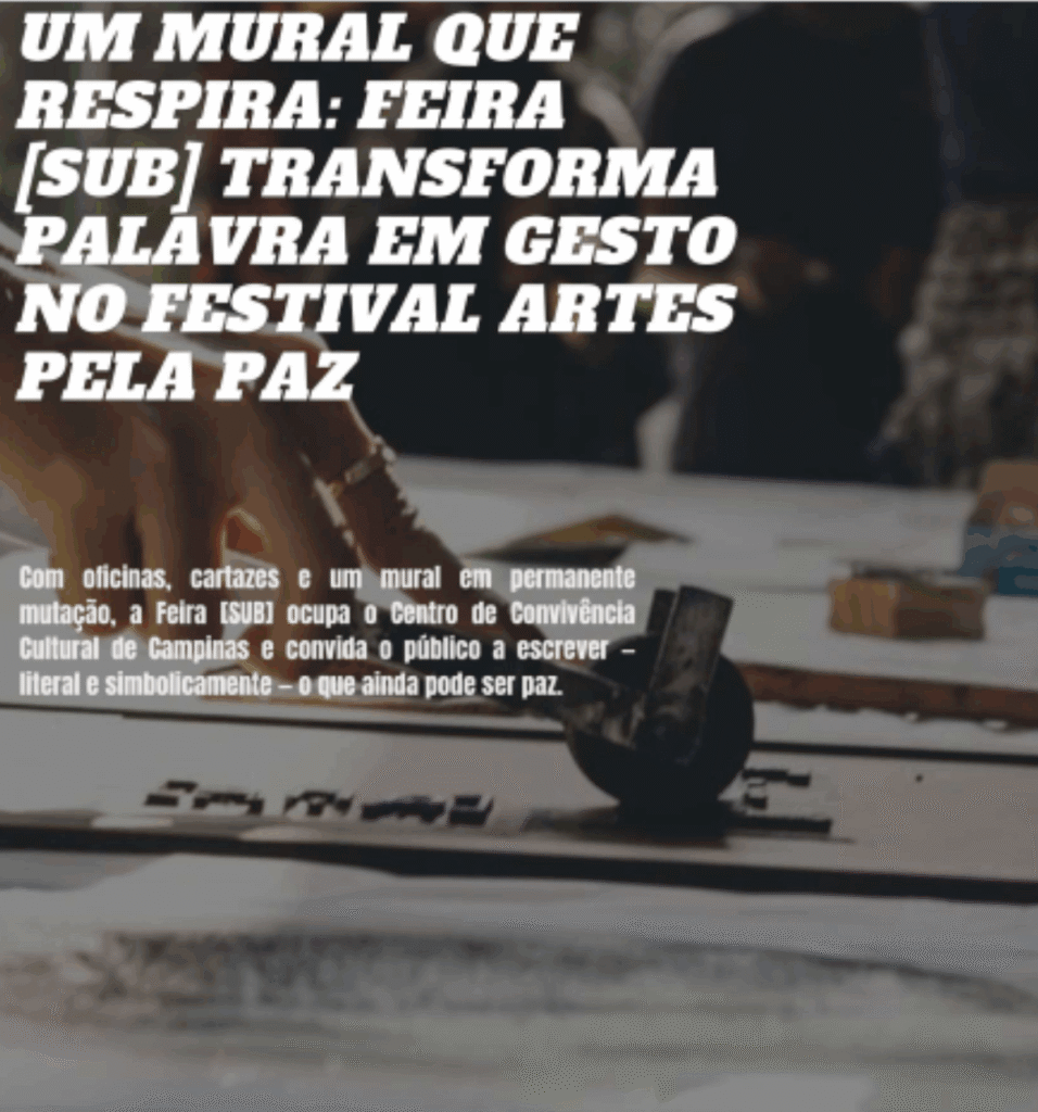 Cultura em 1 Minuto Abril 2026